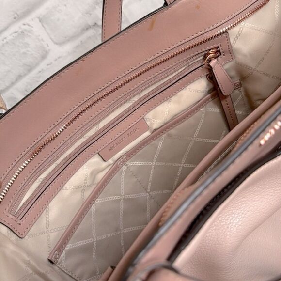 Michael Kors Whitney Large Leather Tote Bag Purse - Picture 10 of 12